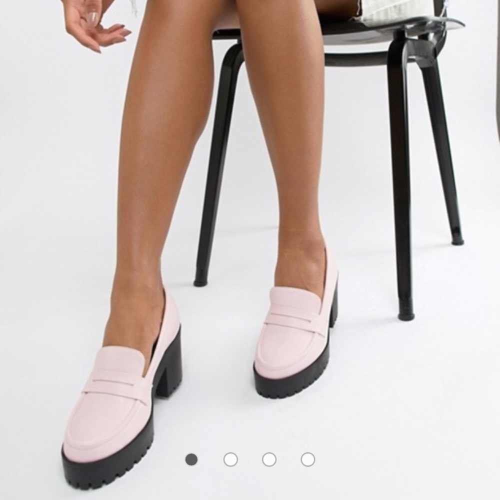 💋ASOS Pink Chunky Loafers